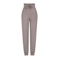 thumbnail image 4 of XuJwPNcy Womens Yoga Sweatpants Loose Workout High Rise Jogger Pants Comfy Cinch Bottom Lounge Pants with Pockets, 4 of 6