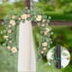 thumbnail image 4 of Simulación de enredaderas de hojas, simulación de enredaderas de eucalipto, decoración de mesa para el hogar de bodas, 4 of 5