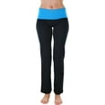 thumbnail image 2 of ToBeInStyle Women's Elastic Exercise Sweatpants w/Fold-Over Waistband, 2 of 6