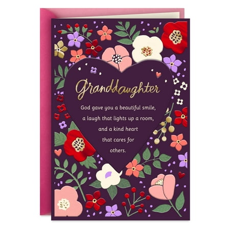 DaySpring Religious Valentine's Day Card for Granddaughter (Love You Always)