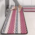 thumbnail image 2 of Kitchen Rugs Sets Of 2,Multicolor Christmas Pattern Anti Fatigue Kitchen Mat Rugs Non Slip Washable,Decorative Kitchen Floor Mats for Kitchen,Sink,Laundry,17"x47"+17"x47", 2 of 5