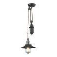 thumbnail image 1 of Insulator Glass 1 Light Pendant In Oil Rubbed Bronze, 1 of 2
