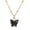 Black, variant on Weloille Acrylic Pendant Necklace Creative Net Red Pearl Clavicle Chain