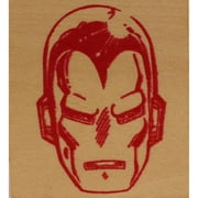 Iron Man Face Rubber Stamp