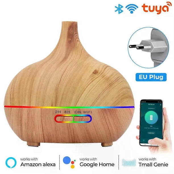 Tuya WiFi Smart Humidifier With Light Essential Oil Diffuser Aromatherapy Air Humidifiers Ultrasonic Humidificador Alexa Google