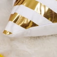 thumbnail image 7 of PiccoCasa Gold Stamping Decorative Throw Pillowcase 18"x18" Square Cushion Cover, #16, 7 of 7