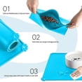 thumbnail image 3 of Silicone Pet Feeding Mat, Waterproof Mat For Dog And ls, Raised Edges, Anti-slip Tray Mats, 3 of 5