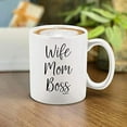 thumbnail image 3 of Shop4ever Wife Mom Boss Ceramic Coffee Mug Mother's Day Gift Idea (11 oz.), 3 of 5