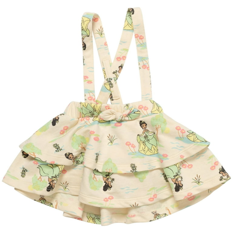 Disney Princess Belle & Tiana Newborn Girls 3Pc Bodysuit