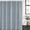 Blue, variant on Beige Striped Shower Curtain Set - Small 36" x 72" Washable Bathtub Curtain with 12 Hooks, Farmhouse Linen Texture Line Stripes Waterproof Fabric Stall Shower Curtains for Bathroom/Bathtub Décor