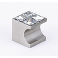 thumbnail image 4 of Alno C854-1 Luxury 1" Square Whistle Style Block Solid Brass Cabinet Knob - Brass, 4 of 4