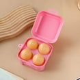 thumbnail image 6 of Egg Holder for Fridge, 4 Grid Egg Organizer for Refrigerator, Portable Egg Tray with Lid, Durable Reusable Egg Storage Container Egg Carrier with Safety Buckle, 1Pc, Multicolor(Clear,4.1x4.1x2.7"), 6 of 9