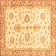 thumbnail image 1 of Ahgly Company Indoor Square Oriental Brown Traditional Area Rugs, 4' Square, 1 of 4
