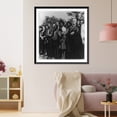 thumbnail image 3 of Historic Framed Print, [People along street at funeral procession of President Franklin Delano Roosevelt in Washington, D.C.] - 4, 17-7/8" x 21-7/8", 3 of 9