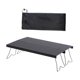 thumbnail image 4 of Mesa de campamento Mesa al aire libre Muebles de campamento estables plegables con bolsa de almacenamiento Aleación de aluminio portátil para patio, Negro, 4 of 8