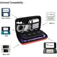 thumbnail image 2 of GFDYREE Carrying Case Compatible with for New 2DS XL, New 3DS XL,3DS XL, Hard Travel Protective Shell for Console& Game (Red), 2 of 7