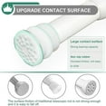 thumbnail image 3 of QILERR Tension Shower Curtain Rod 33-59 Inches, Diameter 1 Inch Tension Doorway Curtain Rod Heavy Duty Adjustable Spring Tension Rod for Bathroom, Kitchen, Window, Balcony, Rust-Resistant, White, 3 of 7