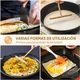 thumbnail image 3 of Esparcidor Crepas Kit De Espátula Herramienta De Cocina Diy 5pzs Xtellar plateado, 3 of 3