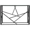 thumbnail image 2 of Home Gear Console Alma en Métal Transitionnelle en Verre Noir, 2 of 2