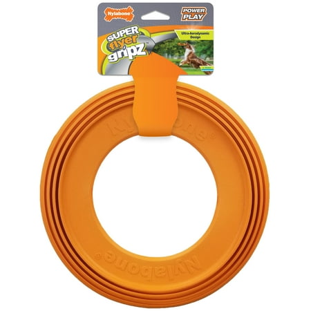 UPC: 0018214850823 | Nylabone Power Play Super Flyer Gripz Disc for Dogs