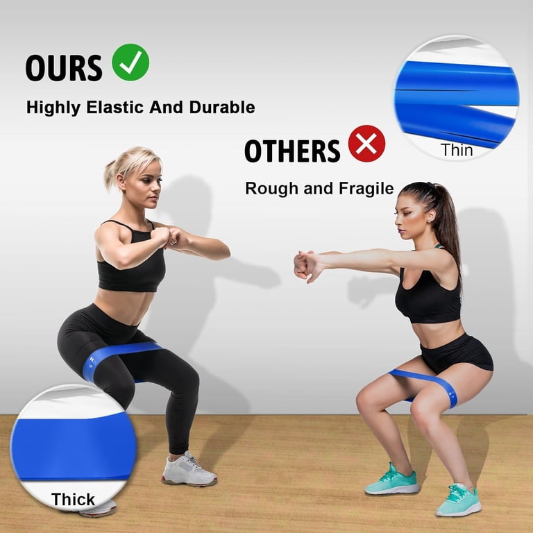Body Sport Resistance Bands Set Of 5 Resistance Loop Bands - Latex ...