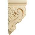 thumbnail image 3 of Ekena Millwork 3 1/2"W x 4 3/8"D x 7 7/8"H Small Grape Bunches Corbel, Maple, 3 of 4