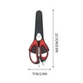 thumbnail image 4 of Dianli 5 in 1 Stainless Steel Kitchen Scissors Heavy Duty Detachable Shears Magnetic Protective Cover Multi Purpose for Cutting Meat Bone Peeling Scaling Nut Cracking Bottle Opening, 4 of 7