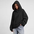 thumbnail image 3 of SUNBS Oversized Hoodies for Women Pullover Long Sleeve Hooded Sweatshirts with Kangaroo Pocket, 3 of 8