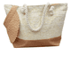 thumbnail image 1 of Bolsa Tote De Playa Beige Detalles Tejidos Xtellar Dorados, 1 of 3