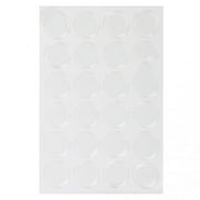 2x 2.54cm Round Clear Standard Epoxy Resin Self Adhesive Domes/Dots Bottle s