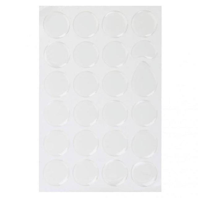 2x 100 Piezas 1\\\'\\\' Círculos Adhesivos de PVC Tapa de Botella