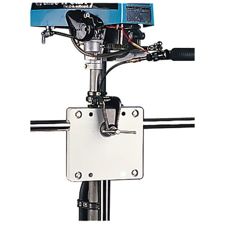 SEA DOG POLY RAIL MOUNT MOTOR BRACKET WHITE