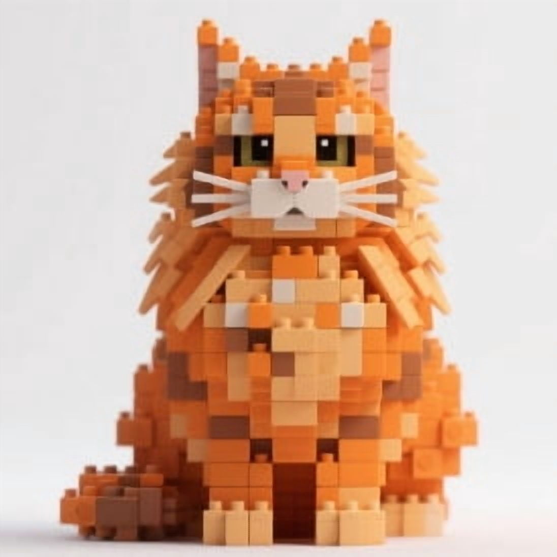 Cat Building Block Set,Realistic Pet Cat Mini Bricks Model Kit,Cat Micro Building Blocks,Creative Pet Display Decor Gift for Cat Lovers