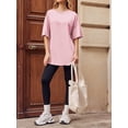thumbnail image 5 of Womens Oversized T Shirts Loose Fit Crewneck Short Sleeve Tee Summer Tops for Women, 5 of 5