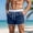 Blue, variant on WIZUTIZ Men's Stretch Swim Trunks Water Repellent Elastic Waist Quick Dry Summer Solid Beach Travel Swimming Shorts
