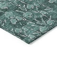 thumbnail image 4 of Addison Rugs Chantille Indoor/Outdoor Transitional Floral Teal Washable Rectangle Rug, 2'6" x 3'10", 4 of 5