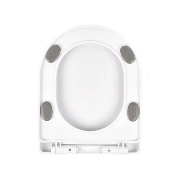 Universal Not Slip Toilet Seat Replacement Heavy Duty Quiet Slow Closing Designs Lid Case for Classical Toilet Models