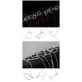 thumbnail image 2 of HIJONES Women's Men's Stainless Steel Big Initial 26 Letter A to Z Pendant Necklaces Alphabet Personalized Charm Chain Necklace Silver X, 2 of 4