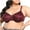 Wine, variant on TAGOLD Womens Plus Size Bra,Summer Casual Bras for Womens,Women's Plus Size Seamless Push Up Lace Sports Bra Comfortable Breathable Base Tops Underwear