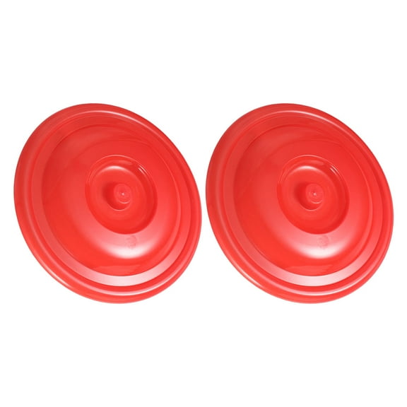 WORGEOUS 2pcs Round Plastic Trash Can Covers Suitable For Kitchen And Outdoor Use And Easy To Clean for Most Standard Size Buckets And Garbage Cans