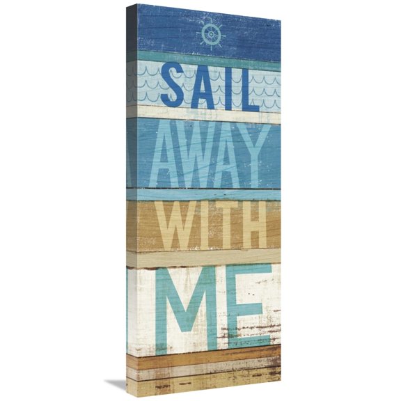 Global Gallery's 'Beachscape Inspiration III' By Michael Mullan Stretched Canvas Wall Art