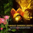 thumbnail image 3 of LINLIN Outdoor Solar Lights,Decorative Garden Lights 2pcs Flower Lights Stake Lights,Waterproof Retro Metal Openwork Landscape Lamp for Yard Patio Party, 3 of 9