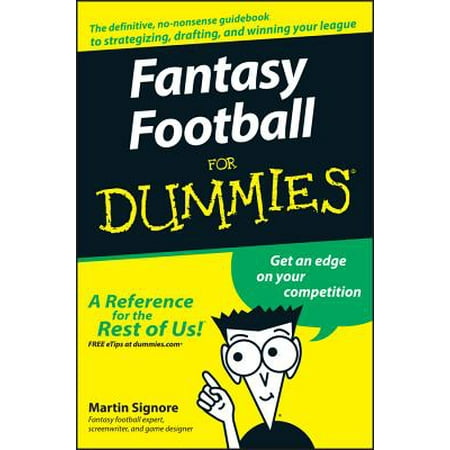 Fantasy Football for Dummies (Best Fantasy Football Analysts)