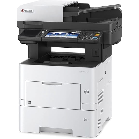 Kyocera ECOSYS M3655idn B&W Multifunction Printer – 57 PPM, Print/Scan/Copy/Fax, Duplex, 1200 dpi, Mobile Printing Ready - 1102TB2US0