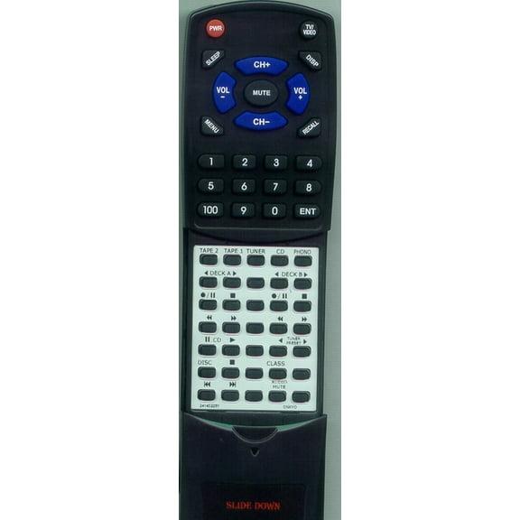Replacement Remote for ONKYO 24140223Y, RT24140223Y, RC223S, TX910, TX930, TX910BHBLK, TX903