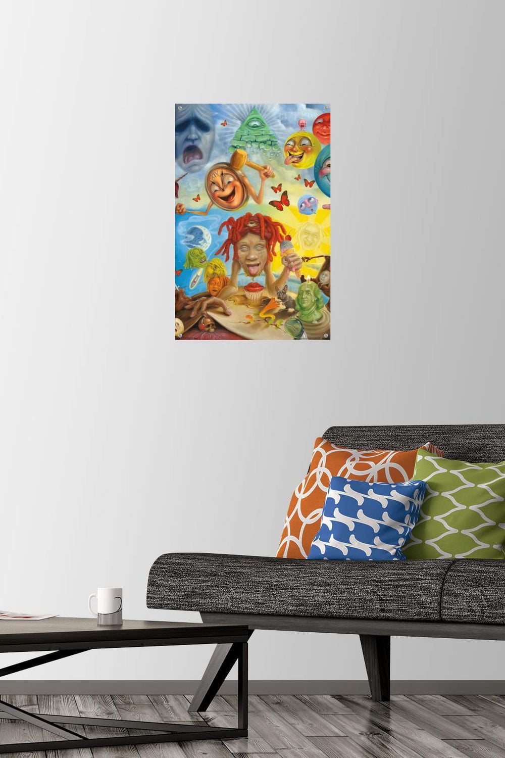 Trippie Redd - Art Wall Poster, 22.375" x 34" Framed