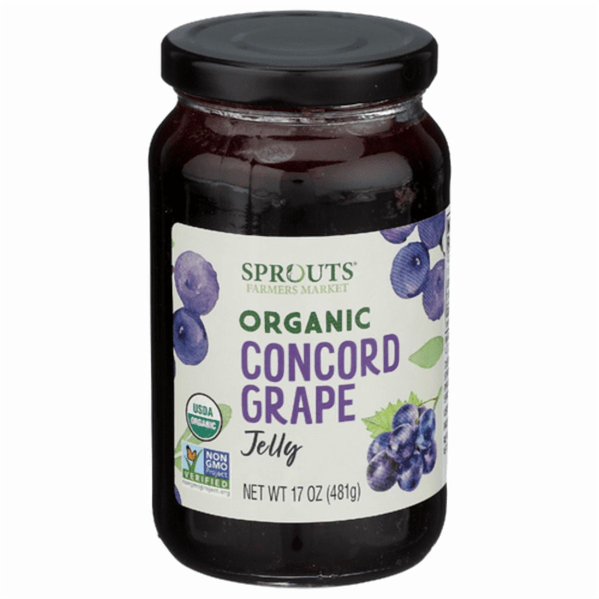 1x Sprouts Organic Concord Grape Jelly with pan