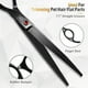 thumbnail image 3 of Kit de tijeras de peluquería canina GLADOG Professional 5 en 1 con funda, 3 of 6