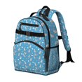 thumbnail image 2 of White Cow Fruit Pattern Backpack for School,Cute School Bag,Schoolbag with Adjustable Shoulder Straps & Padded Back,15.25"x11.5"x5.25", 2 of 5