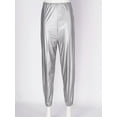 thumbnail image 6 of Raenseen Sauna Suit Men Women Lightweight Sweatsuit Long Sleeve Hoodies Top and Pants Set Gym Fitness Silver L, 6 of 9